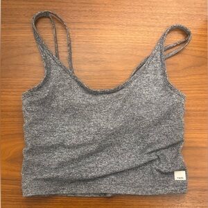 Vuori Gray Crop Top Bra